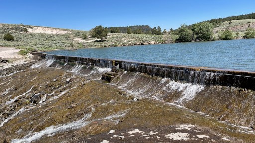 Panguitch Dam July 2023